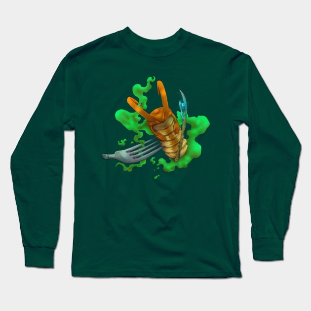 Gnoki Long Sleeve T-Shirt by JohnLattaArt